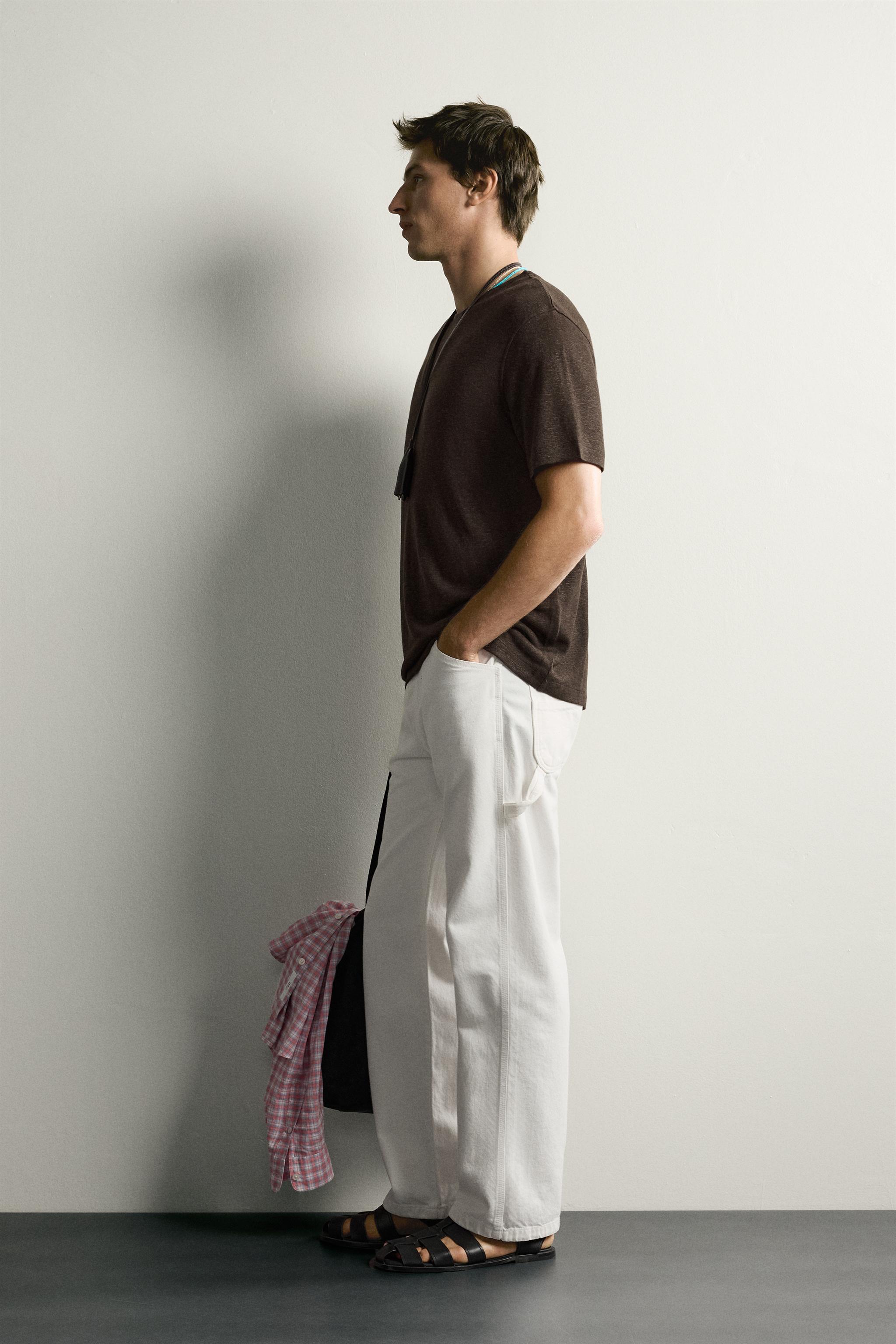 HEMP-VISCOSE REGULAR FIT T-SHIRT